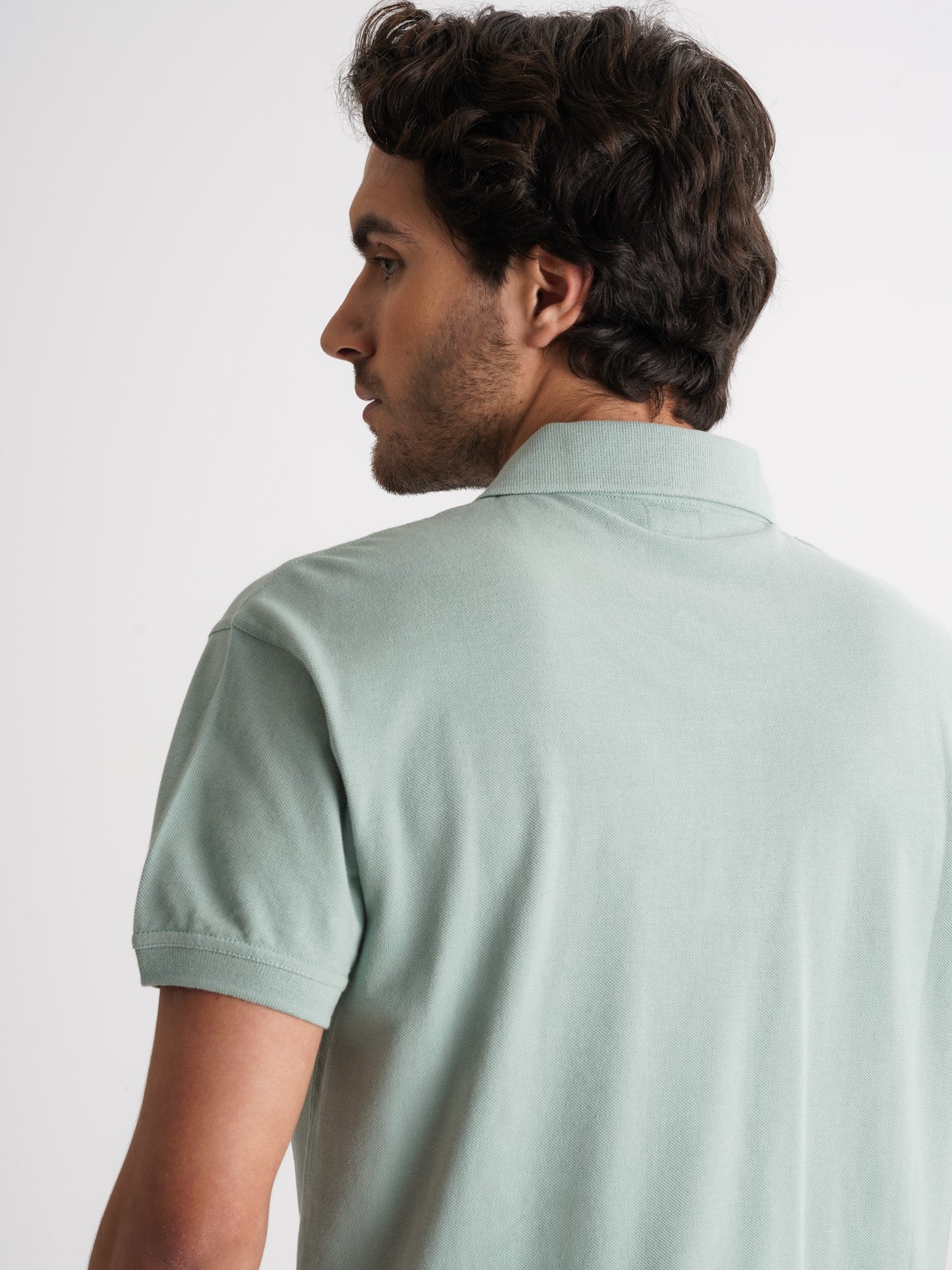 GREEN POLO SHORT SLEEVE REGULAR FIT MR. BLUE