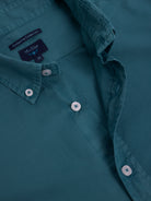 CAMISA ALGODÓN AZUL MANGA LARGA REGULAR FIT MR. AZUL