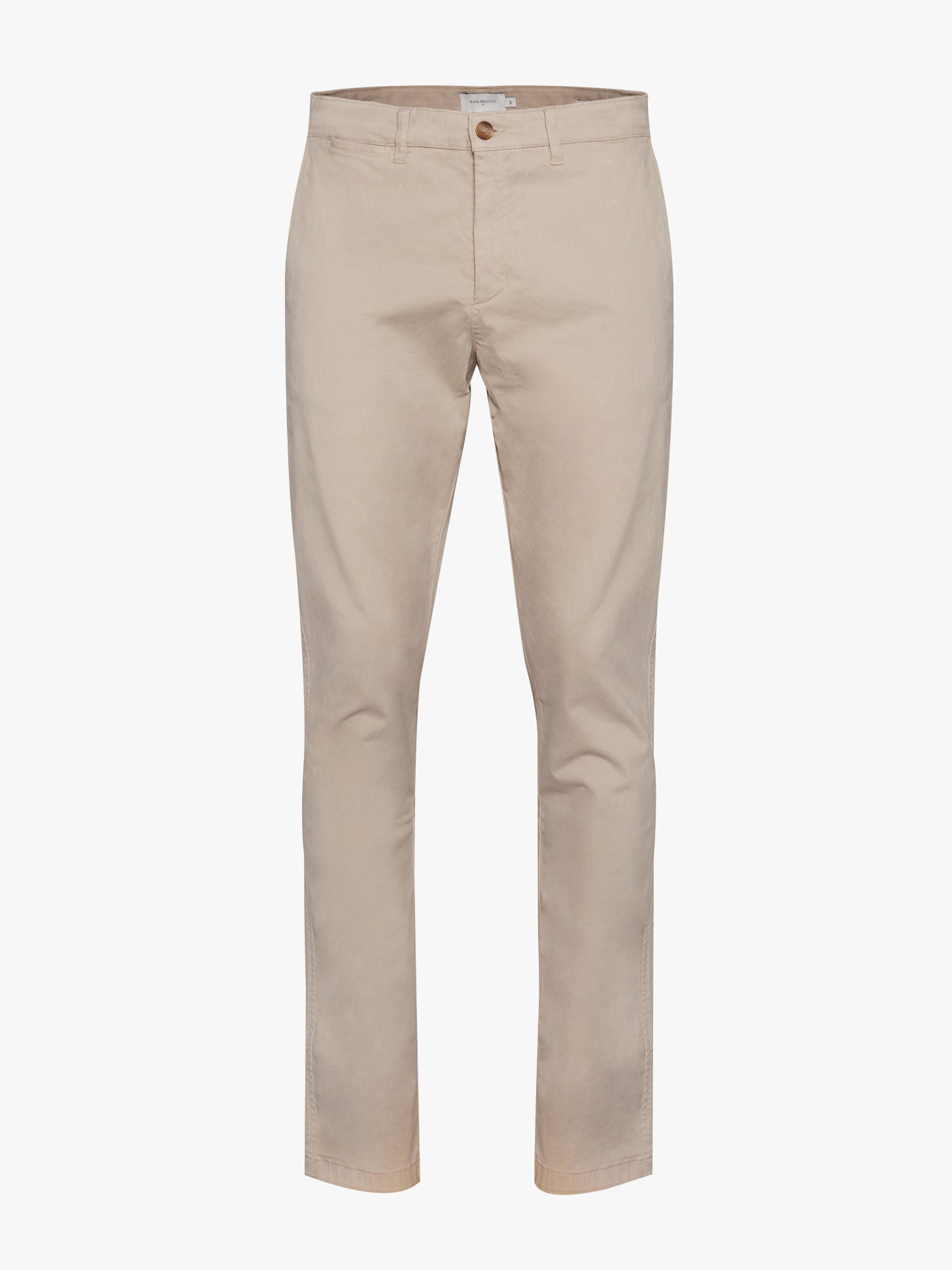BEIGE REGULAR FIT TROUSERS MARK BELLUCCI