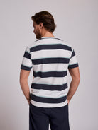 BLUE COTTON T-SHIRT SHORT SLEEVE REGULAR FIT MR. BLUE