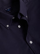 BLUE REGULAR FIT MR SHIRT. BLUE