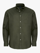 GREEN REGULAR FIT MR SHIRT. BLUE