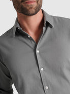 Camisa Algodão Verde Manga Comprida Regular Fit Mr. Blue