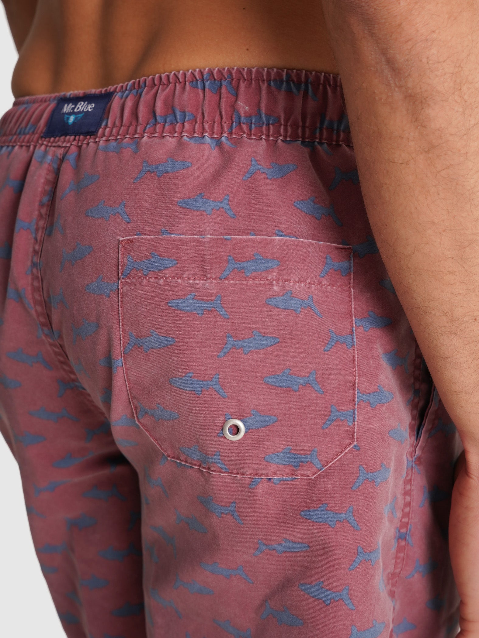 FATO BANHO BORDEAUX REGULAR FIT MR. BLUE