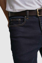 CALÇAS ALGODÃO SLIM FIT AZUIS LISAS MR. BLUE