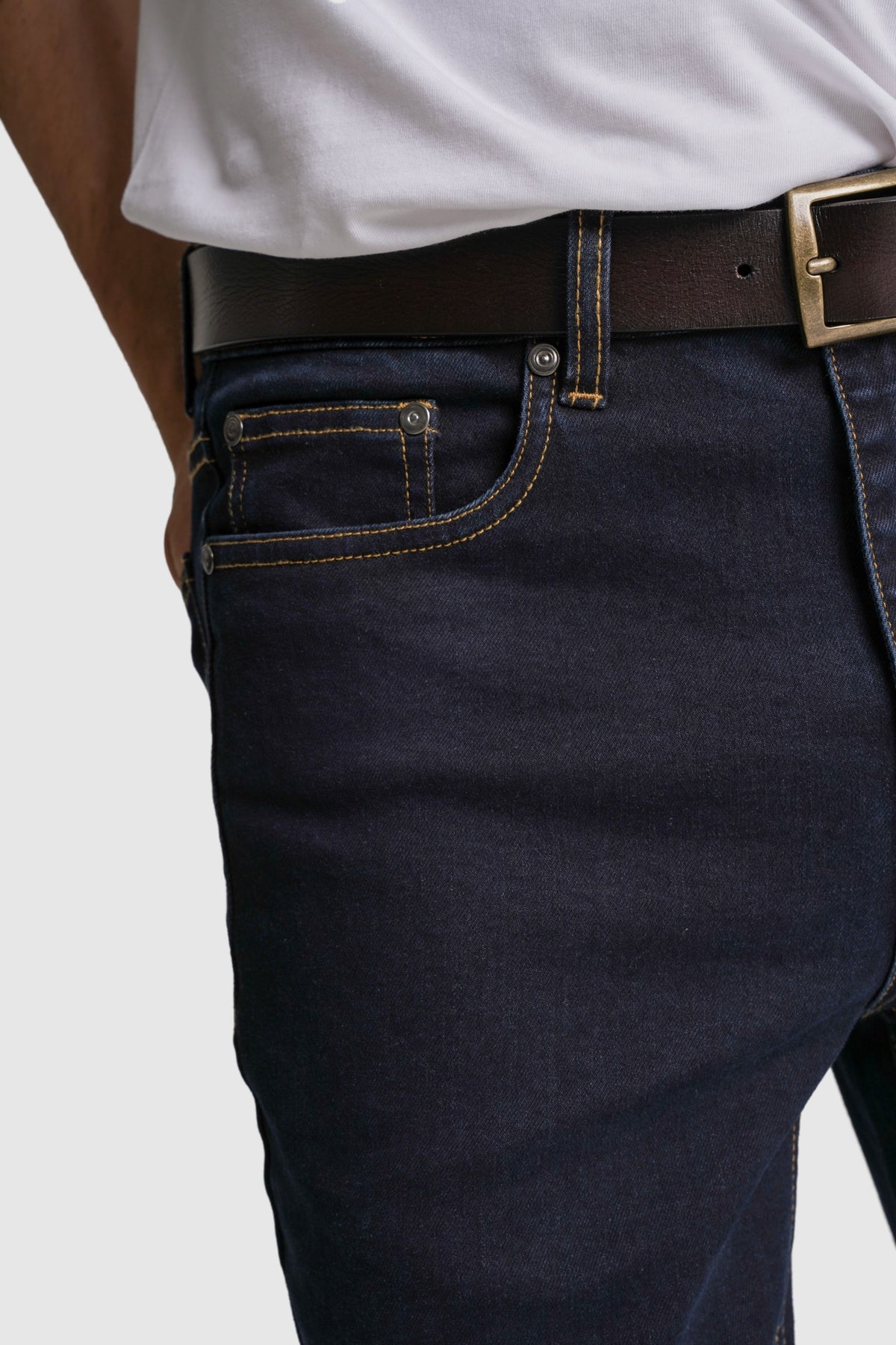 CALÇAS ALGODÃO SLIM FIT AZUIS LISAS MR. BLUE