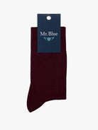 REGULAR FIT BORDEAUX COTTON SOCKS MR. BLUE