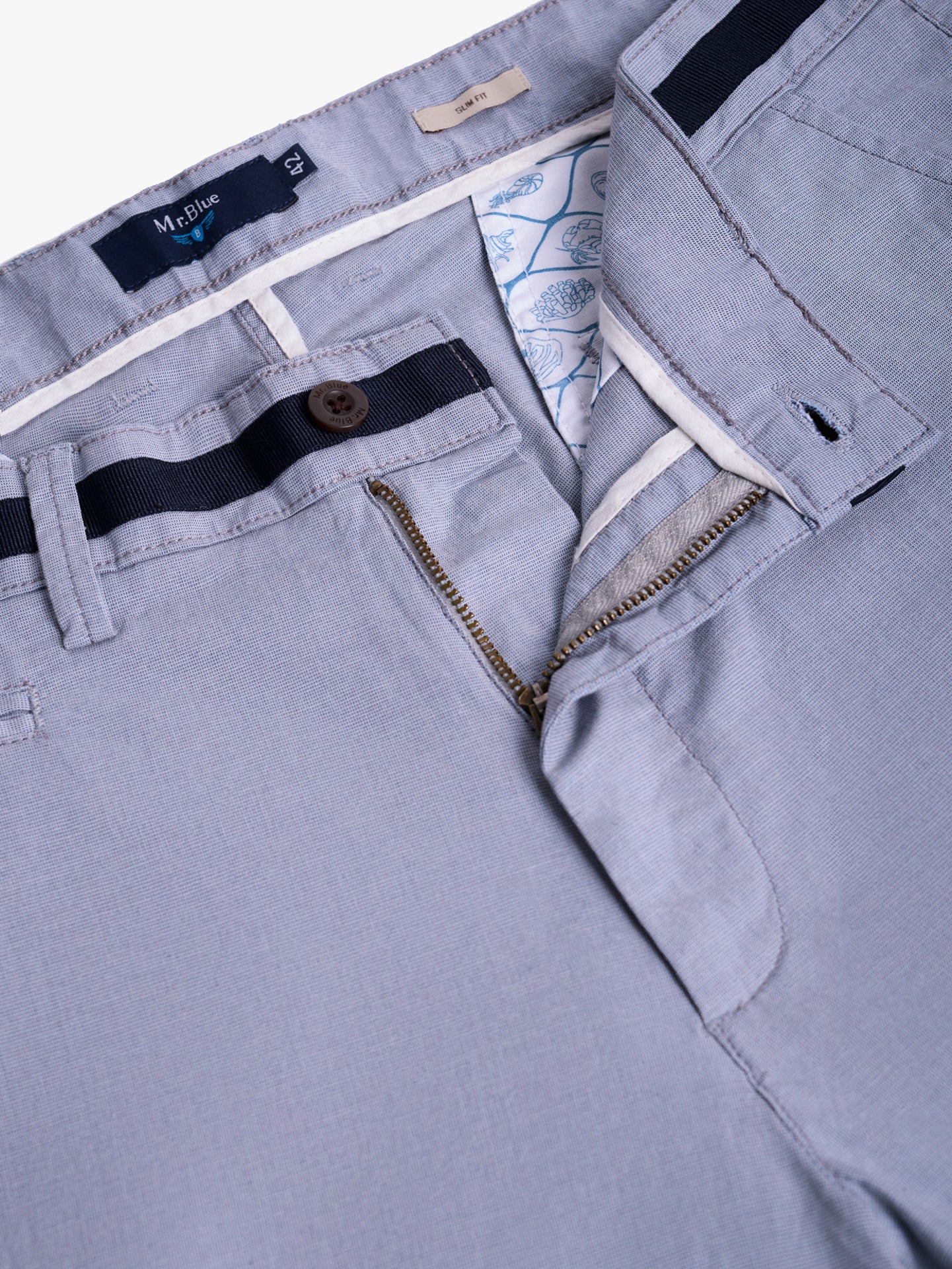 BLUE COTTON SLIM FIT MR. BLUE