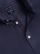 Camisa Algodão Azul Manga Comprida Regular Fit Mr. Blue