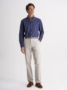 Mr. Blue Regular Fit Twill Chinos Pants Gray