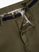 GREEN STRUCTURED TROUSERS SLIM FIT MR. BLUE