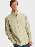 GREEN REGULAR FIT MR SHIRT. BLUE
