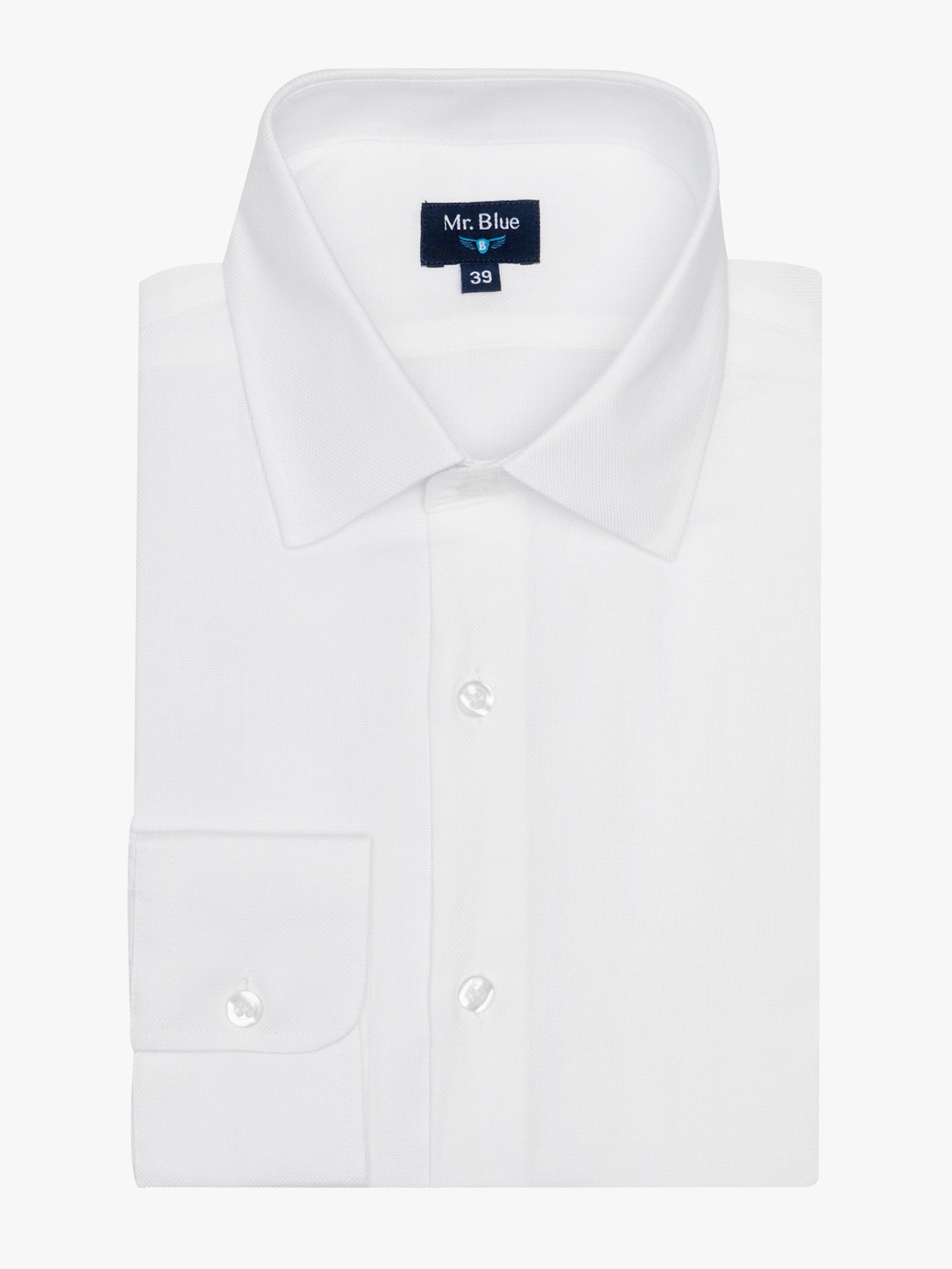 CAMISA BLANCA CLASSIC FIT MR. AZUL