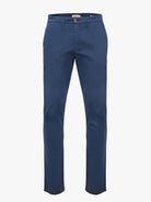 BLUE REGULAR FIT TROUSERS MARK BELLUCCI