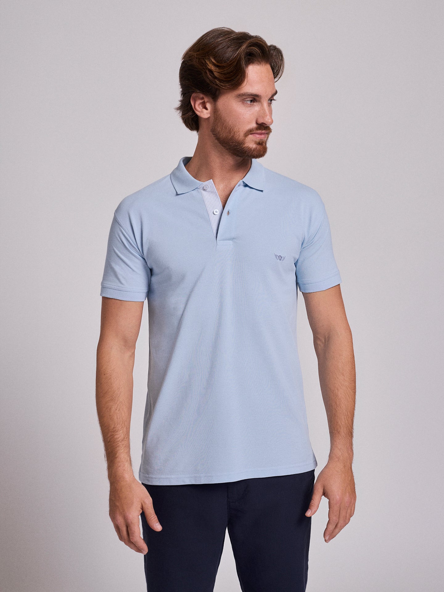 BLUE POLO SHORT SLEEVE REGULAR FIT MR. BLUE