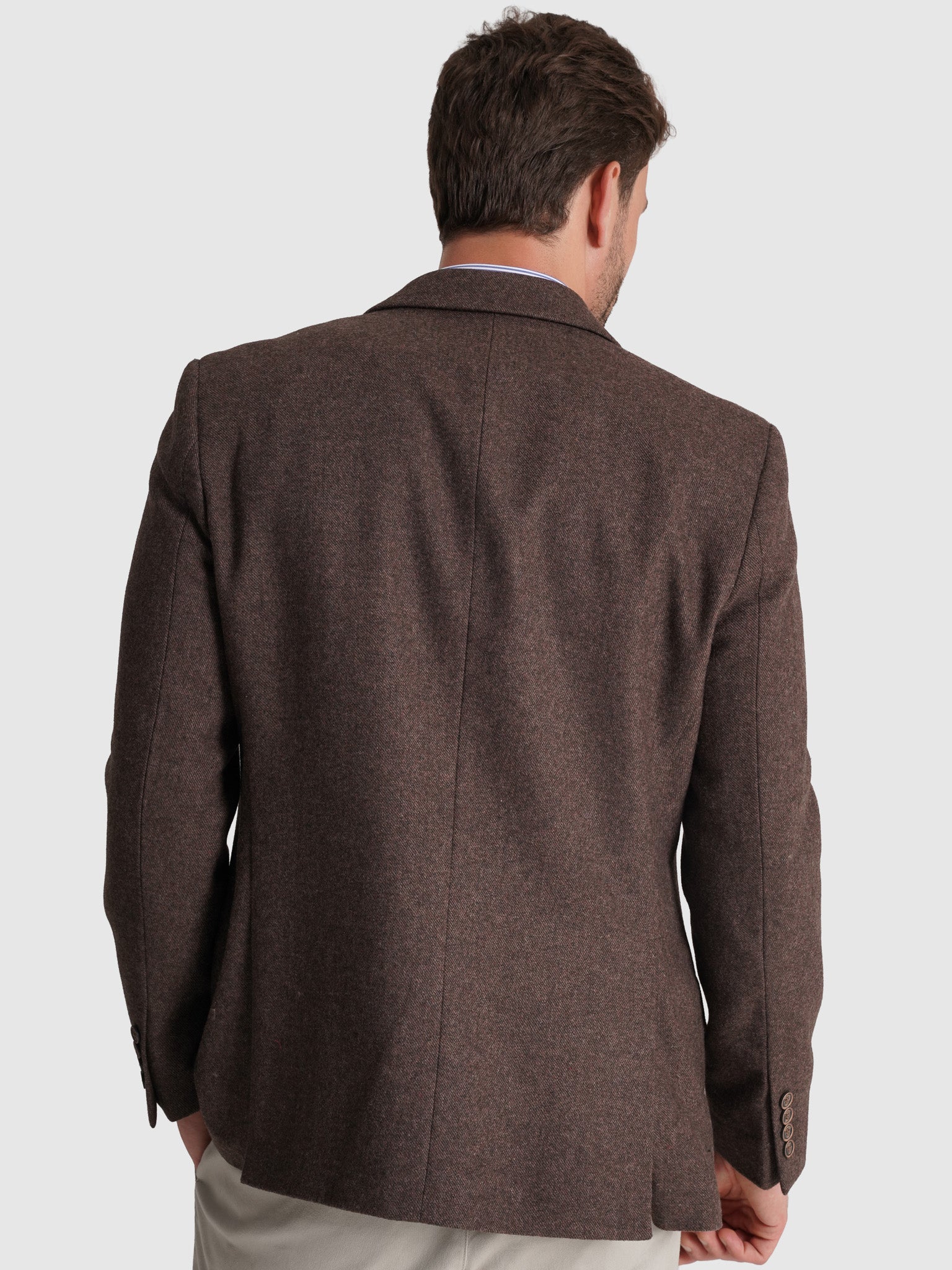 Blazer Castanho Regular Fit Mr. Blue