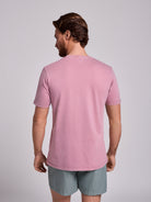 PINK COTTON T-SHIRT SHORT SLEEVE REGULAR FIT MR. BLUE