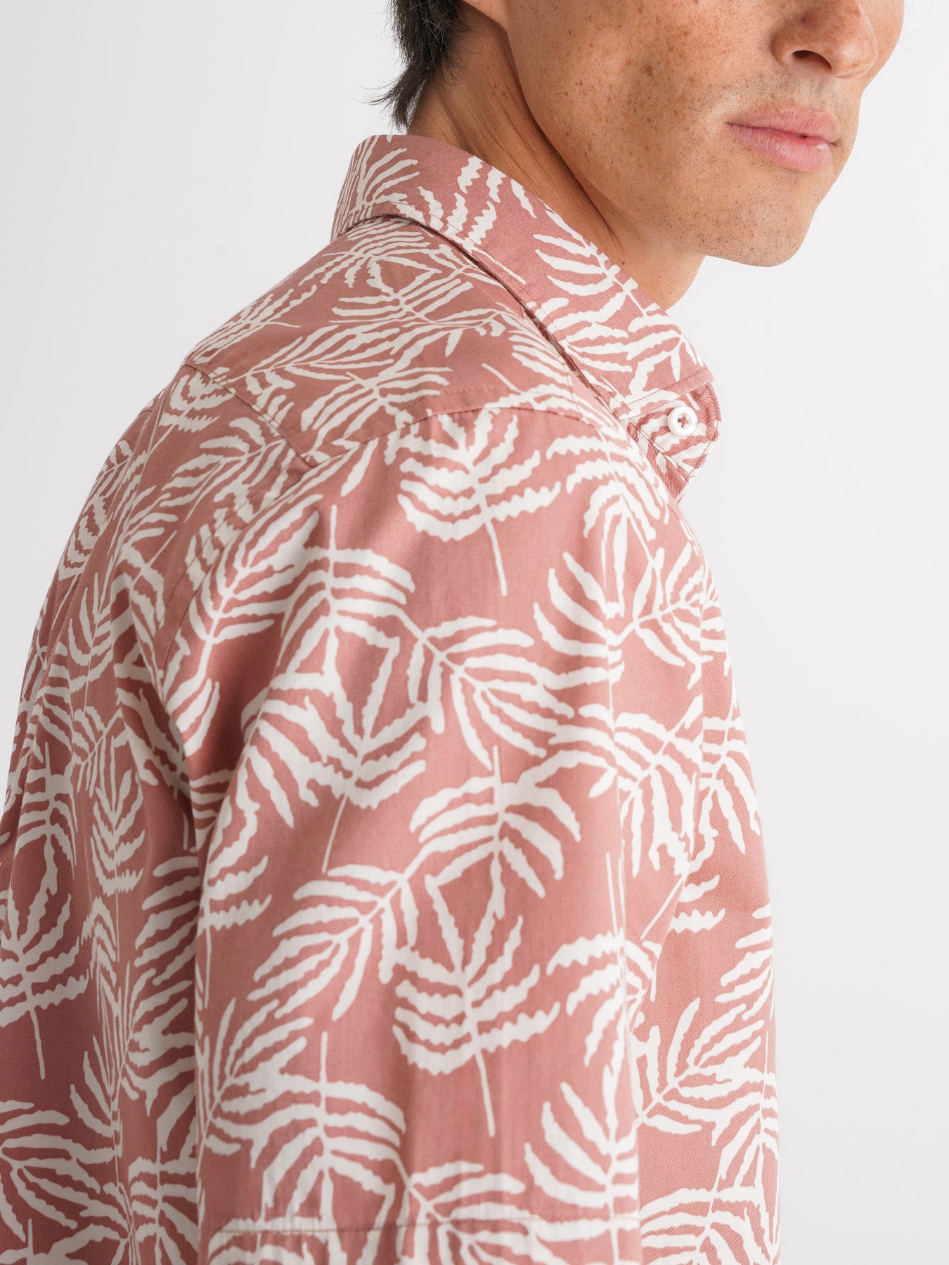 Regular Fit Twill Pink Mr. Blue Shirt
