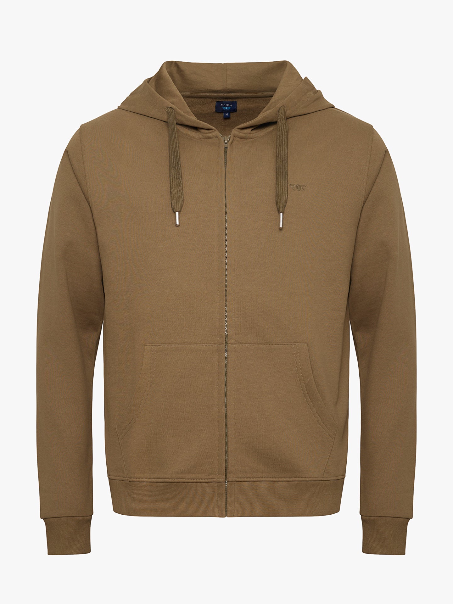 REGULAR FIT GREEN HOODIE MR. BLUE