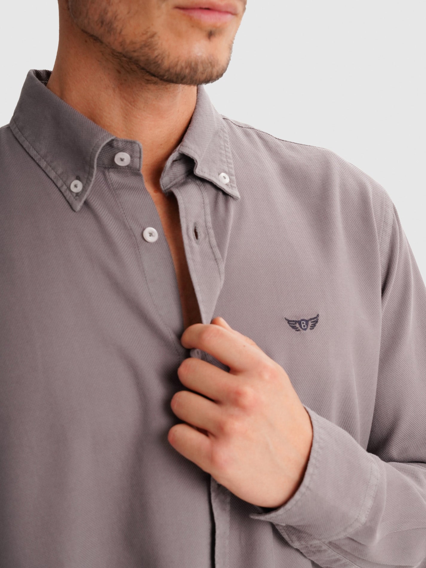 CAMISA AZUL REGULAR FIT MR. BLUE