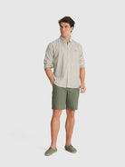 CAMISA VERDE MANGA COMPRIDA REGULAR FIT MR. BLUE