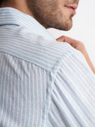 Regular Fit Blue Linen Shirt Mr. Blue