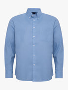 BLUE LINEN SHIRT LONG SLEEVE REGULAR FIT MR. BLUE