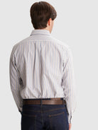 BLUE REGULAR FIT MR SHIRT. BLUE