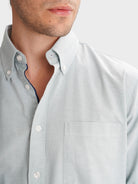GREEN REGULAR FIT MR SHIRT. BLUE
