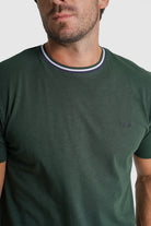 T-SHIRT ALGODÃO VERDE LISA MR. BLUE