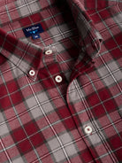 RED REGULAR FLANNEL FLANNEL SHIRT REGULAR FIT MR. BLUE