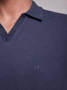 BLUE COTTON POLO SHORT SLEEVE REGULAR FIT MR. BLUE