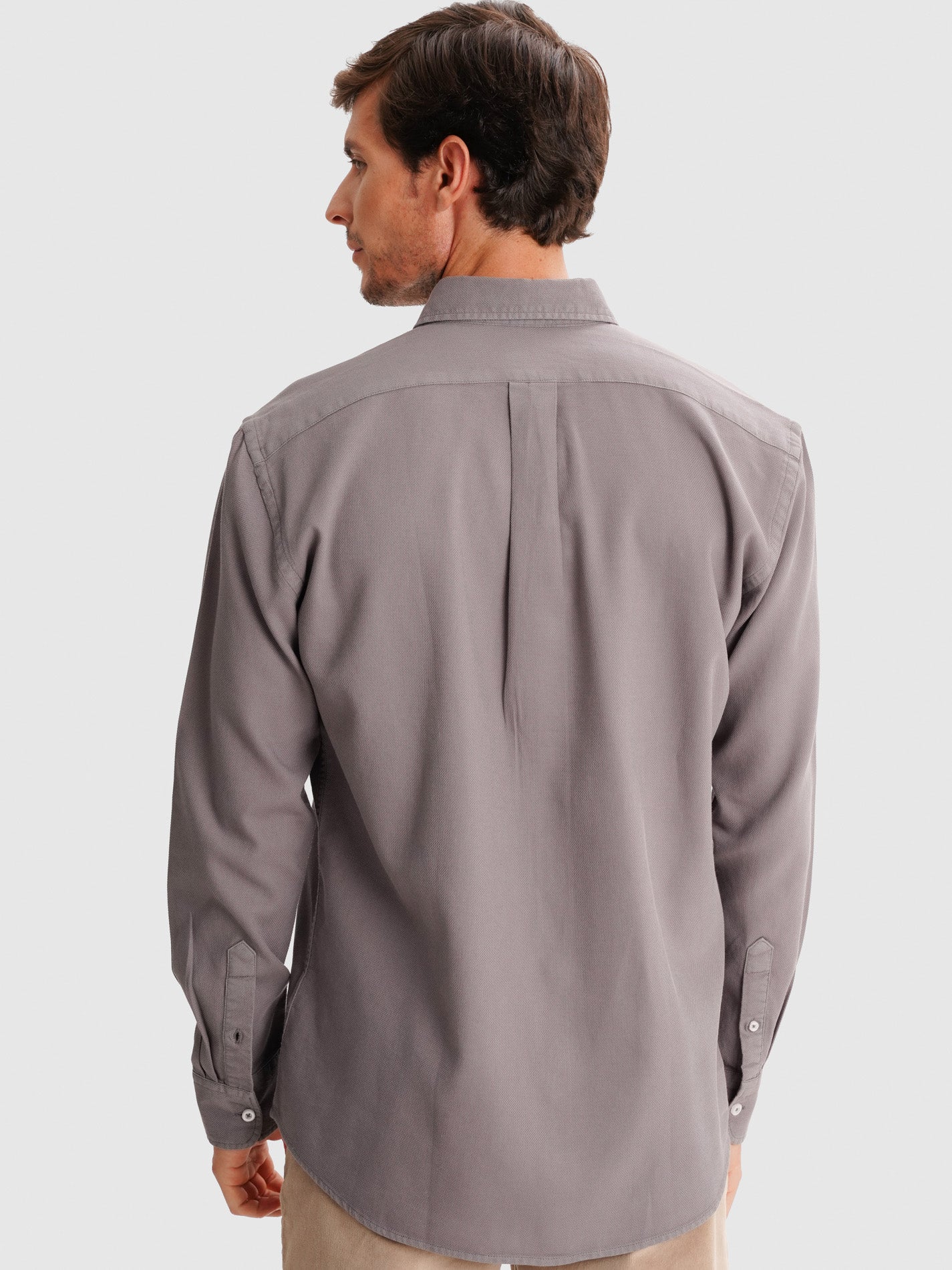 BLUE REGULAR FIT MR SHIRT. BLUE