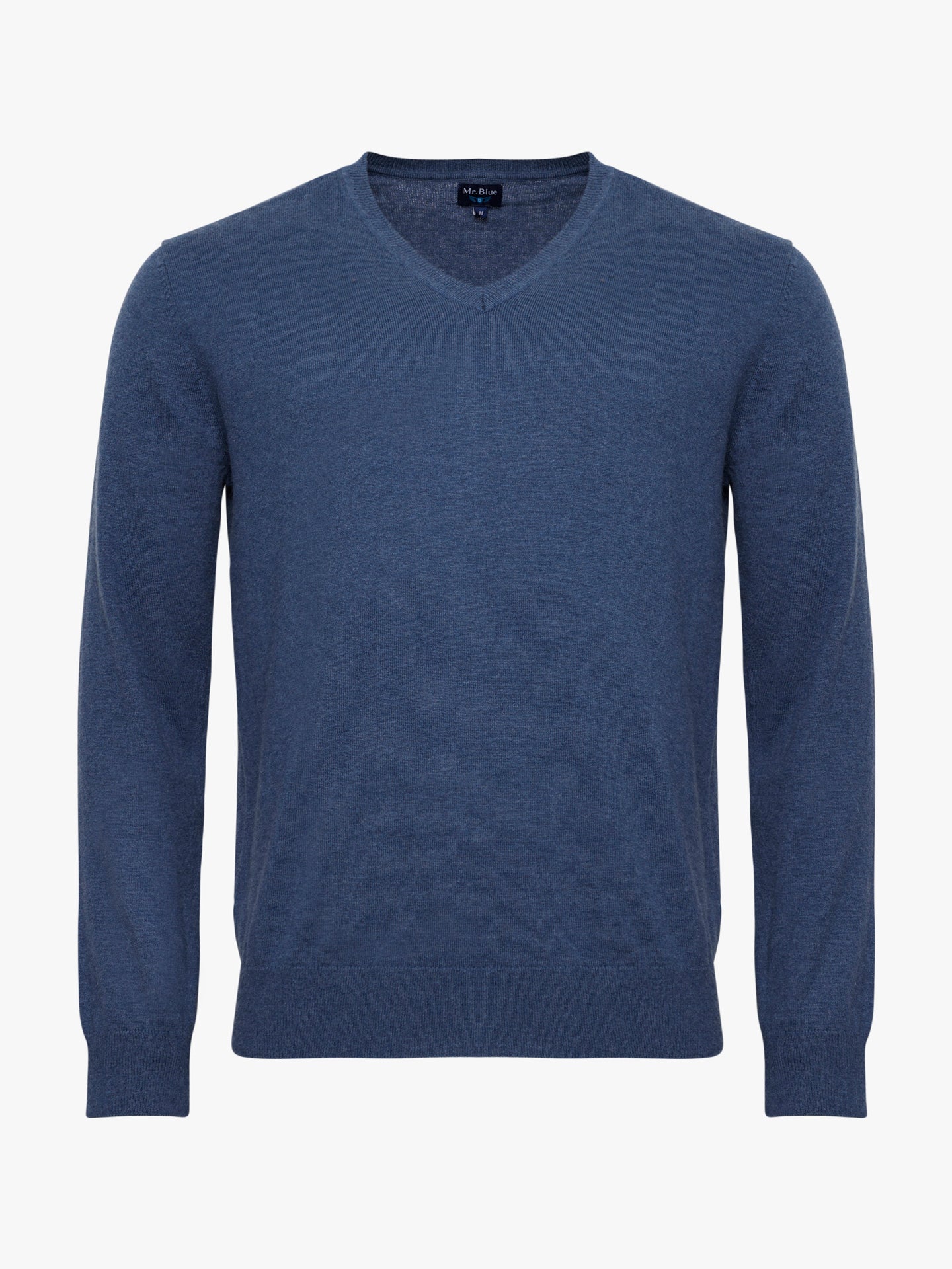 JERSEY DELGADO AZUL CON CODERAS MR REGULAR FIT. AZUL