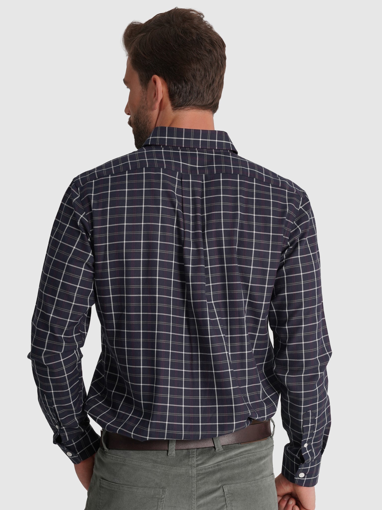 Camisa Algodão Azul Manga Comprida Regular Fit Mr. Blue