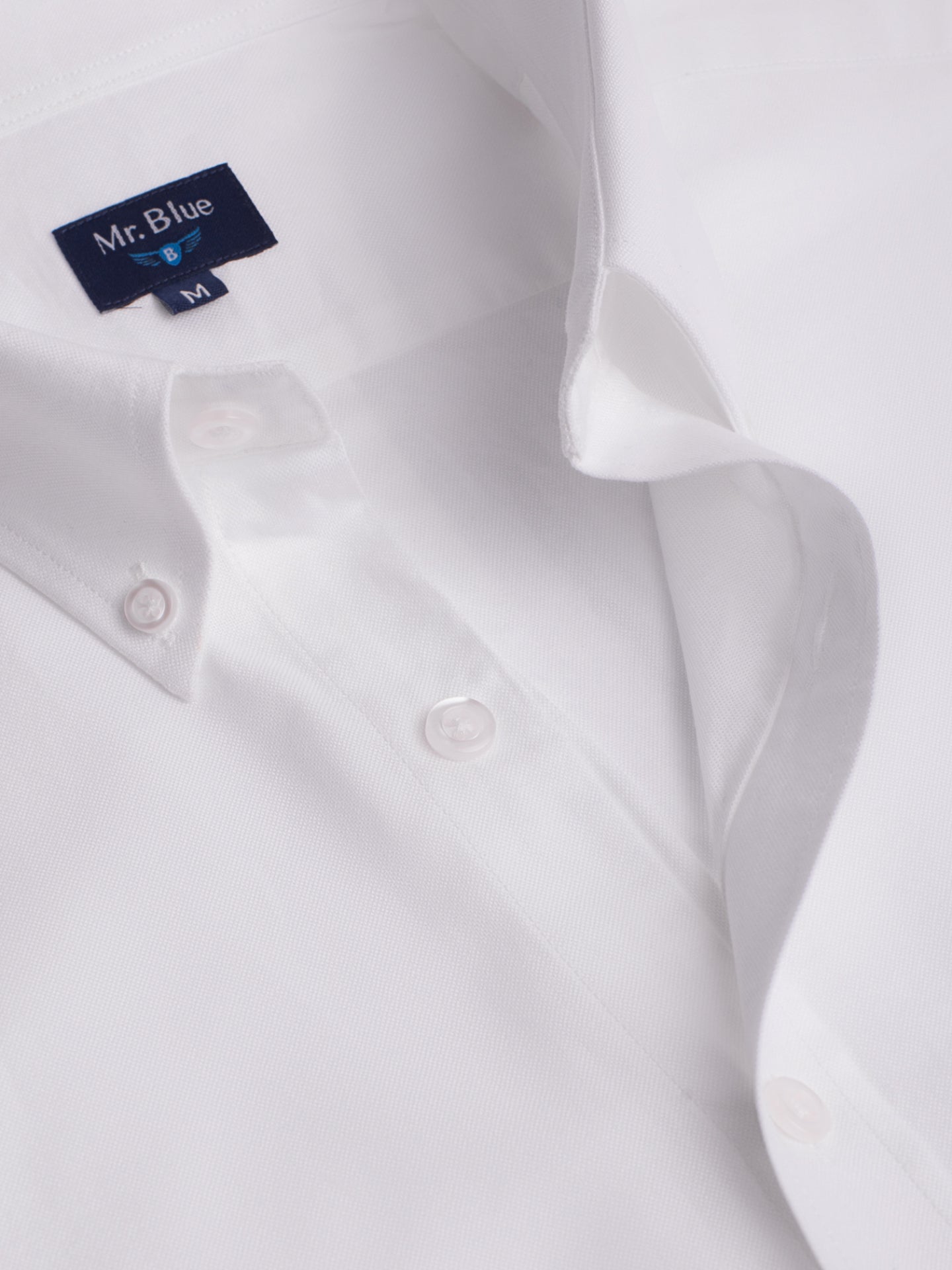 CAMISA MR BLANCA REGULAR FIT. AZUL