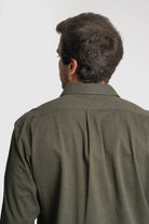 CAMISA ALGODÃO REGULAR FIT VERDE LISA MARK BELLUCCI