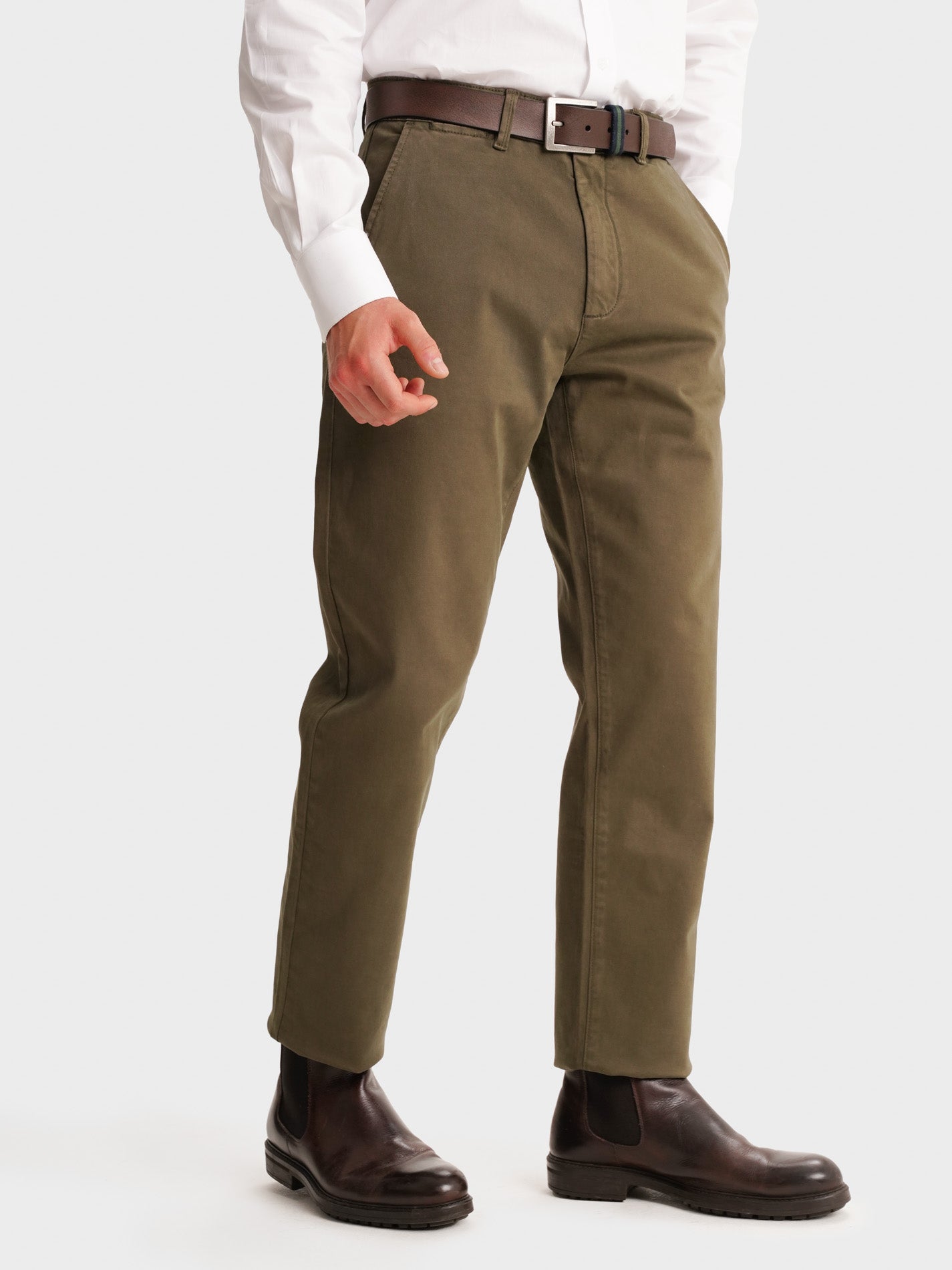 GREEN REGULAR FIT MR. BLUE