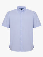 BLUE COTTON SHIRT SHORT SLEEVE REGULAR FIT MR. BLUE