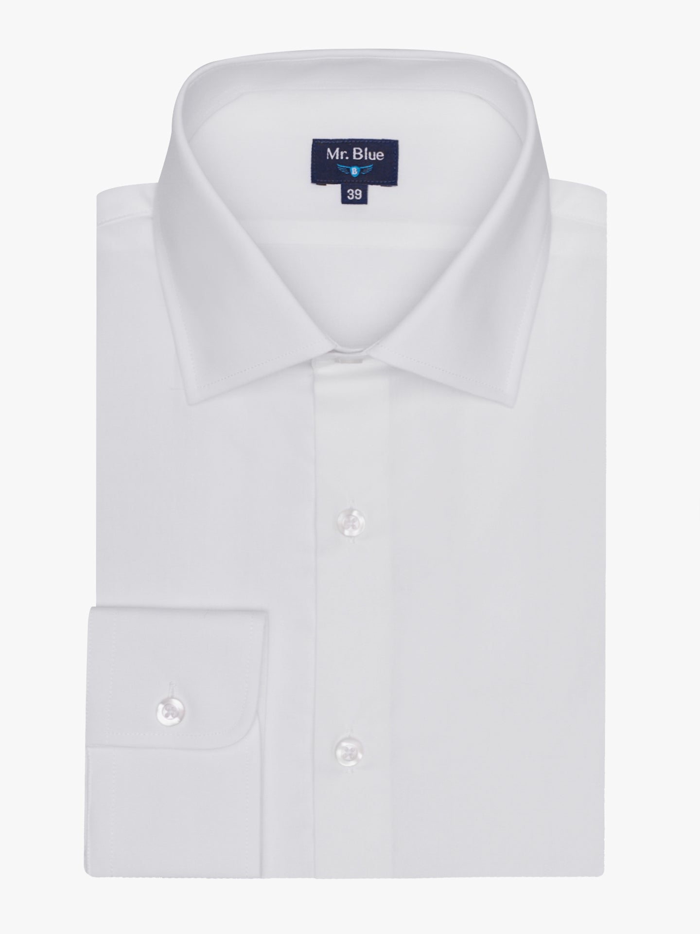 CAMISA MR BLANCA REGULAR FIT. AZUL