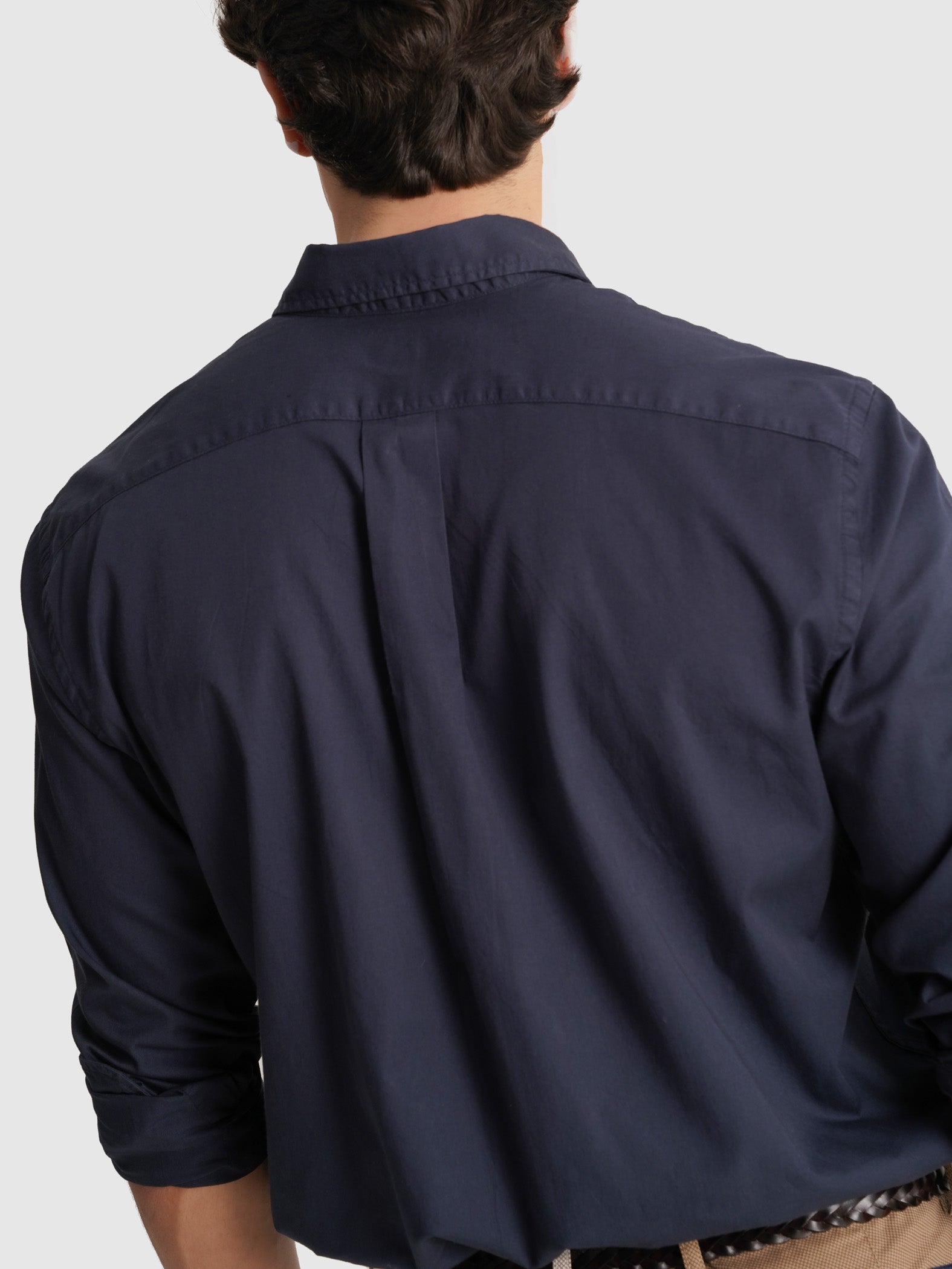 BLUE TWILL SHIRT LONG SLEEVE REGULAR FIT MR. BLUE