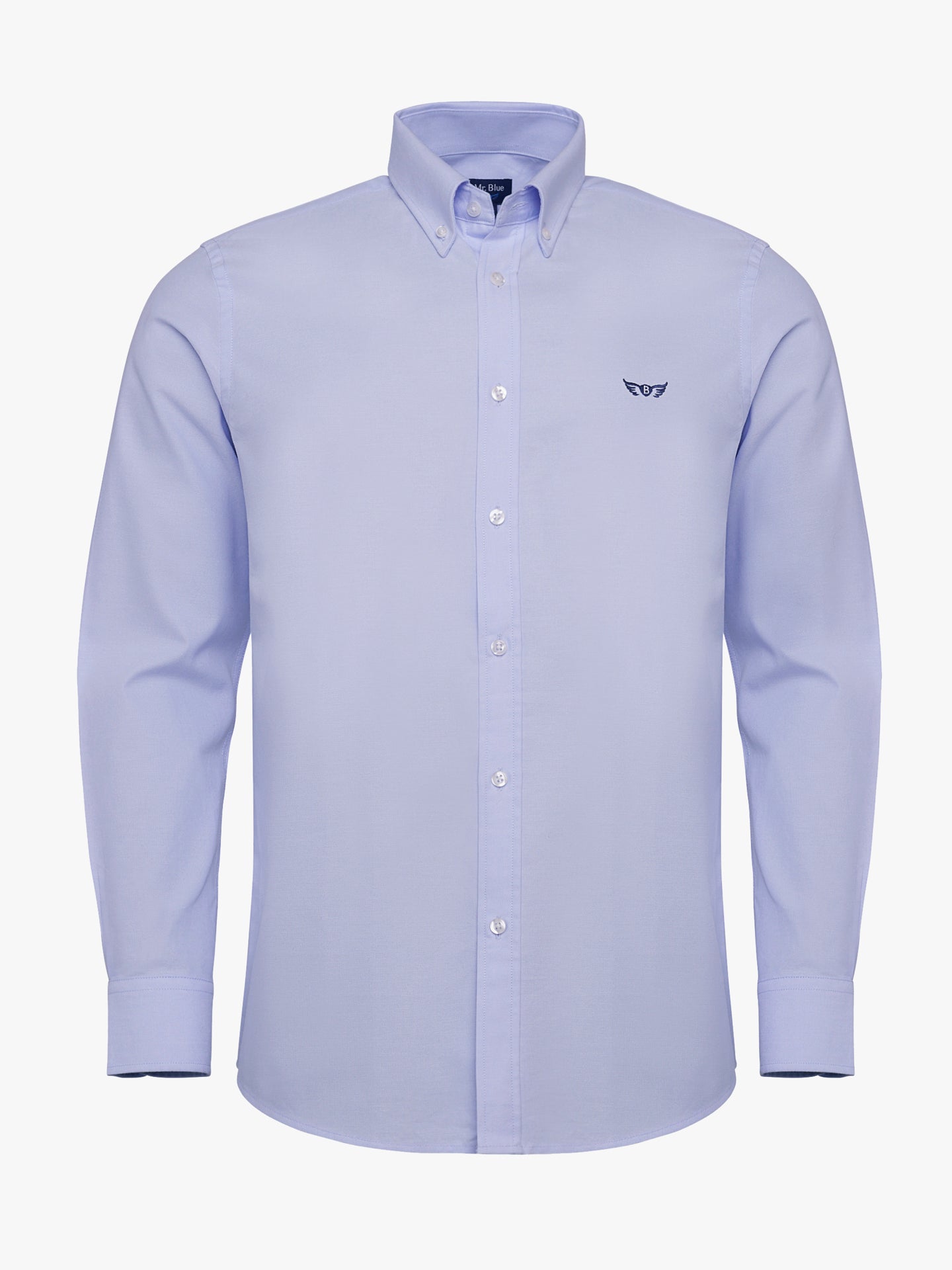 BLUE COTTON SHIRT LONG SLEEVE REGULAR FIT MR. BLUE