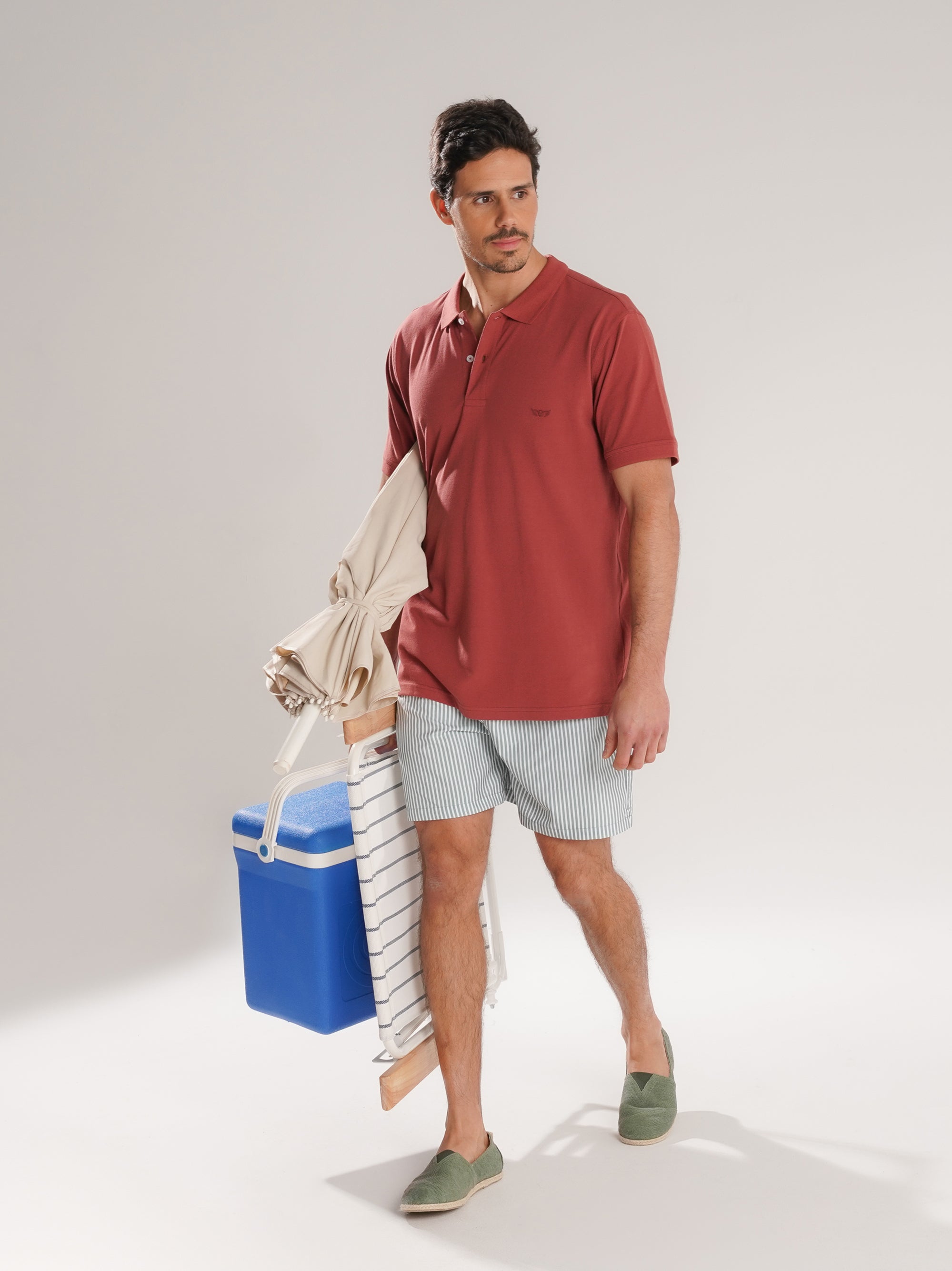 BAÑADOR REGULAR FIT MR VERDE AZUL
