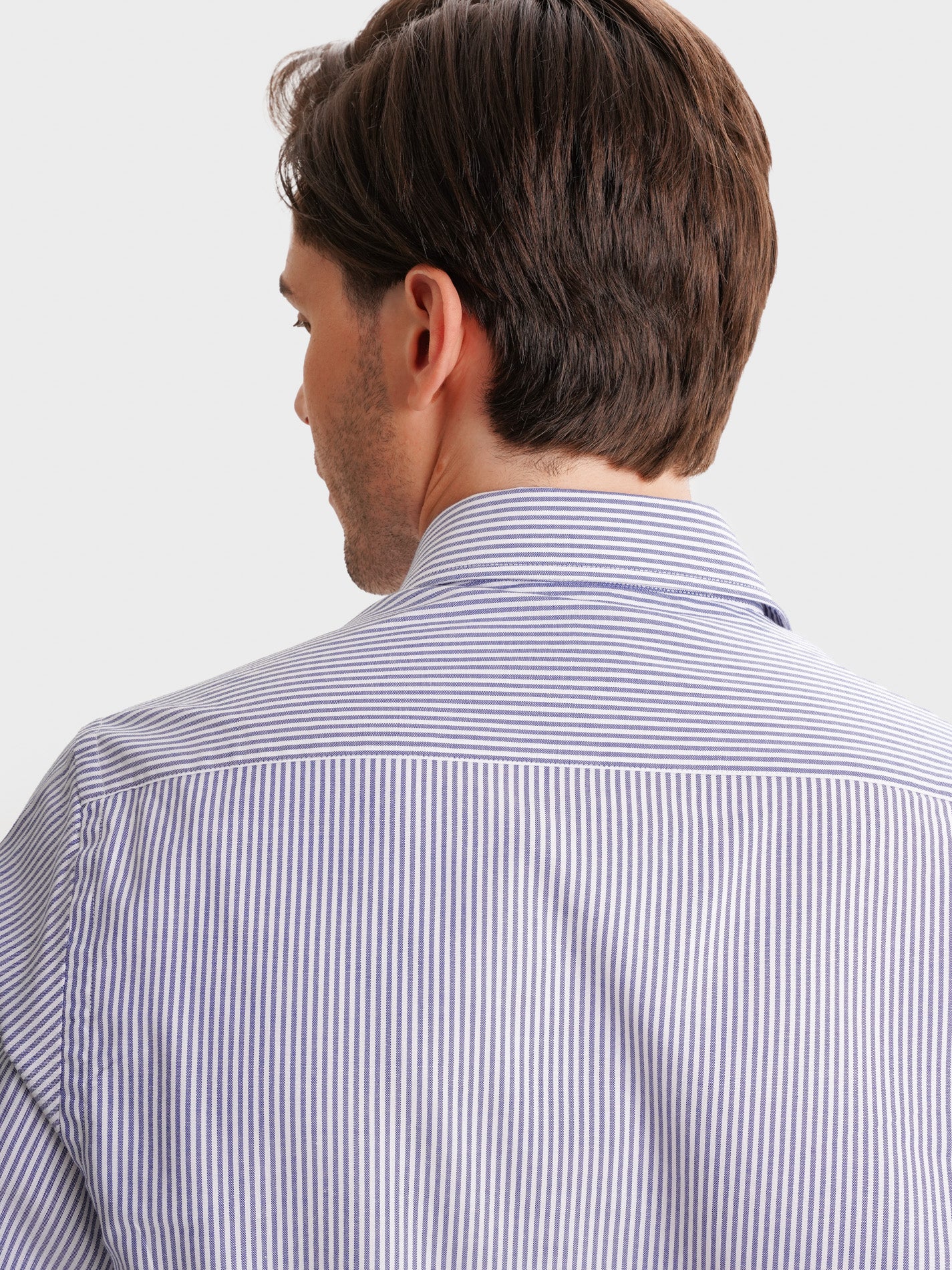 BLUE SLIM FIT MR SHIRT. BLUE