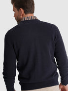 BLUE WOOL PULLOVER LONG SLEEVE REGULAR FIT MR. BLUE