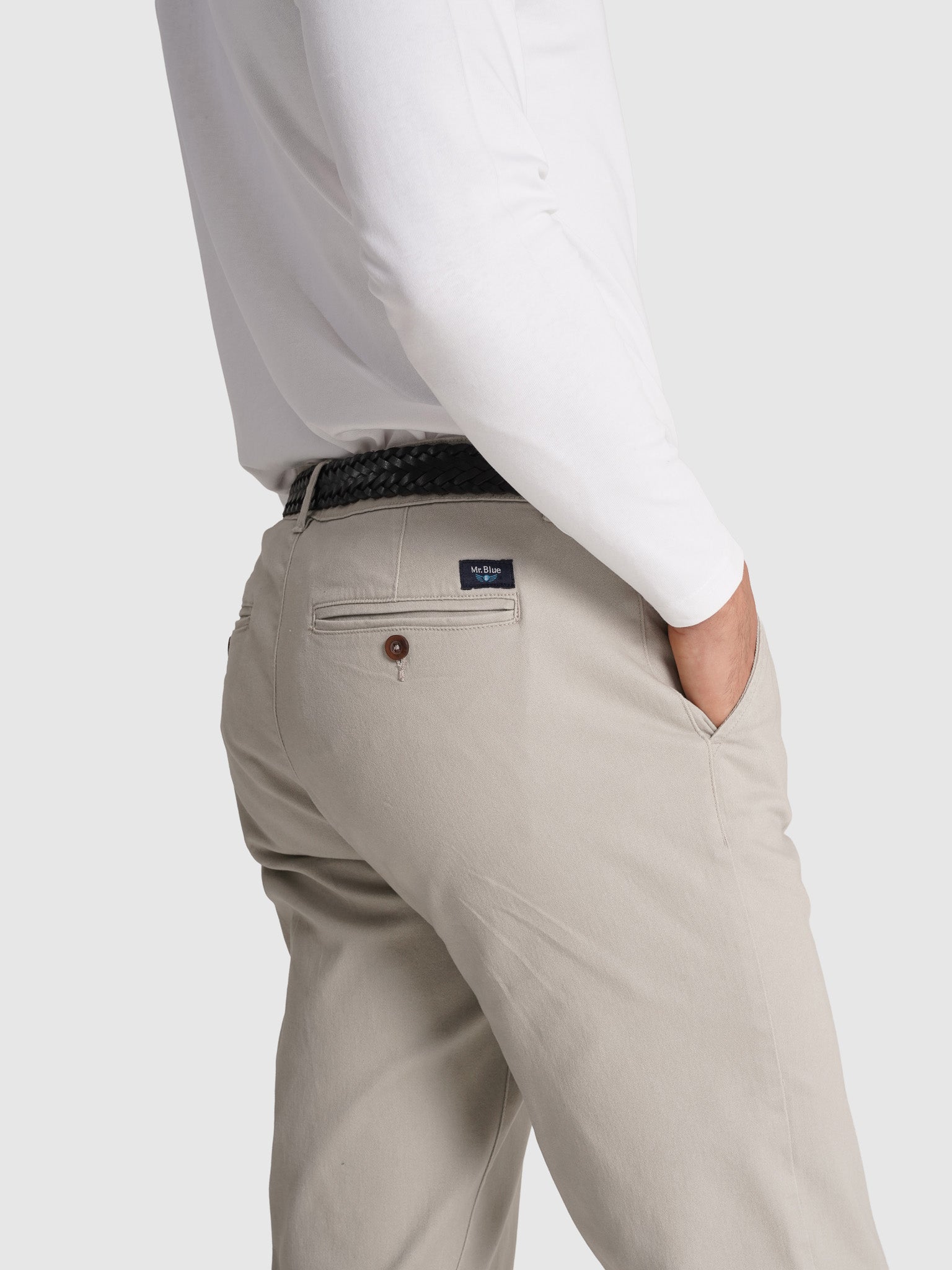 ALGODÓN BEIGE REGULAR FIT MR. AZUL