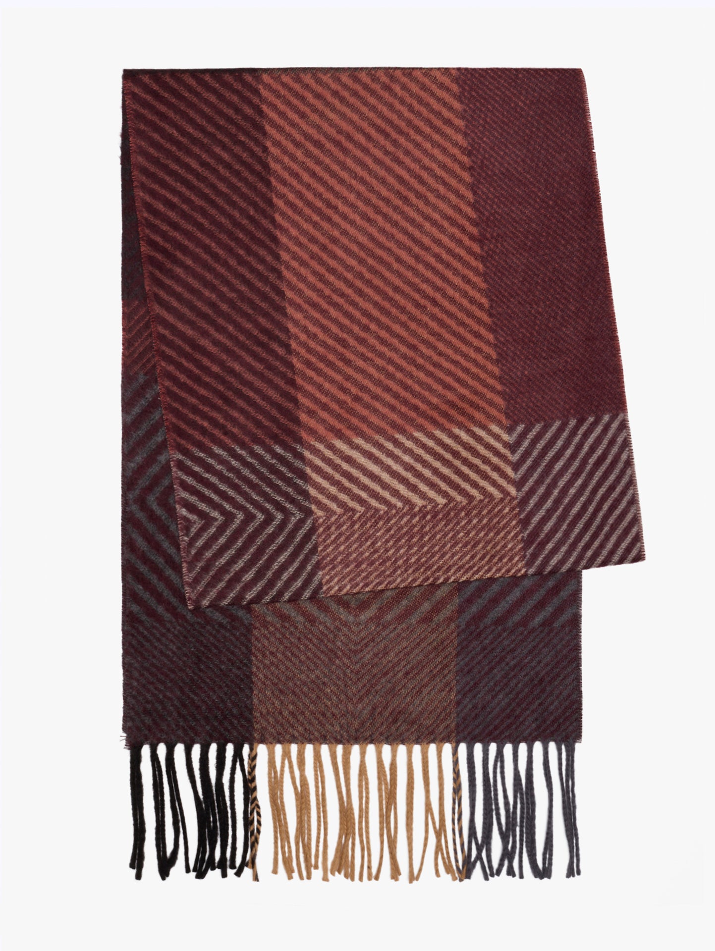 BROWN SCARF MR. BLUE