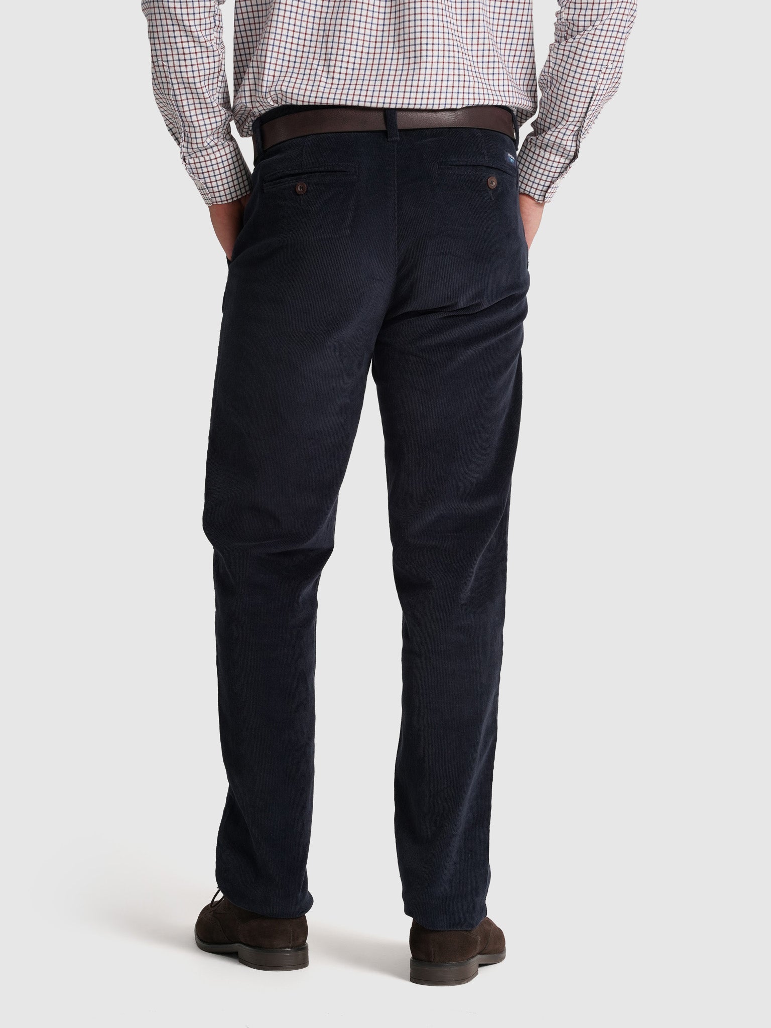 PANTALÓN DE ALGODÓN AZUL CLASSIC FIT MR. AZUL