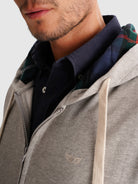 GRAY HOODIE REGULAR FIT MR. BLUE