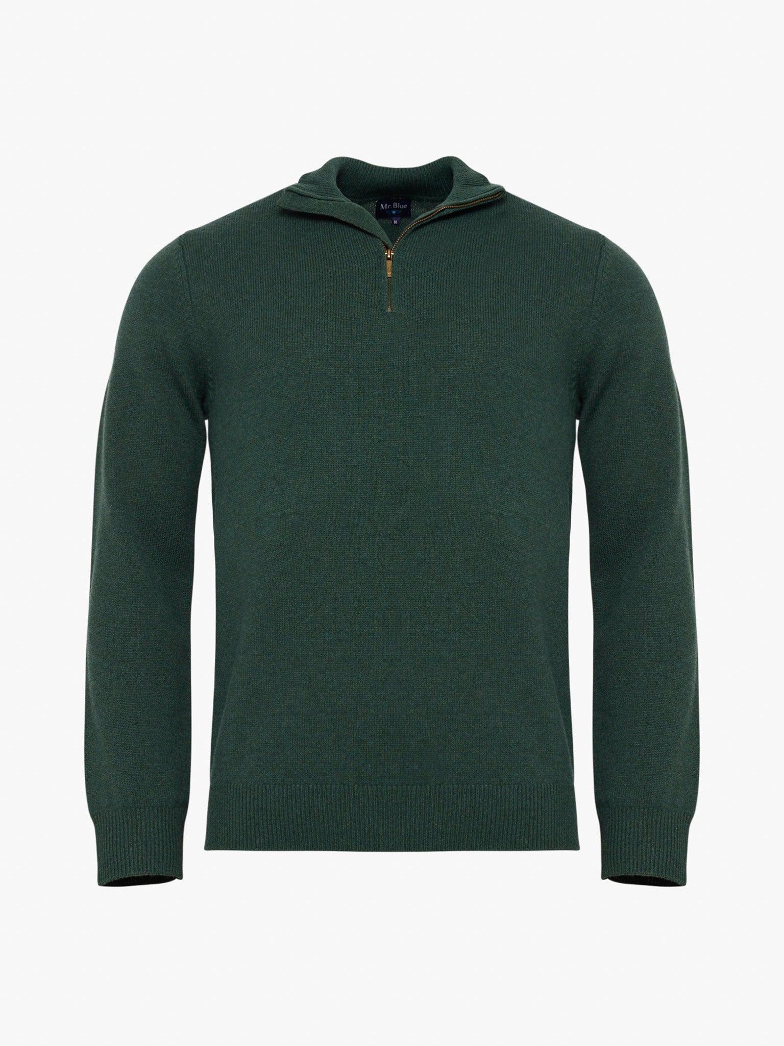 JERSEY DE LANA VERDE MANGA LARGA REGULAR FIT MR. AZUL